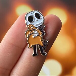 Jack & Oogie Boogie Enamel Pin/ Brooch